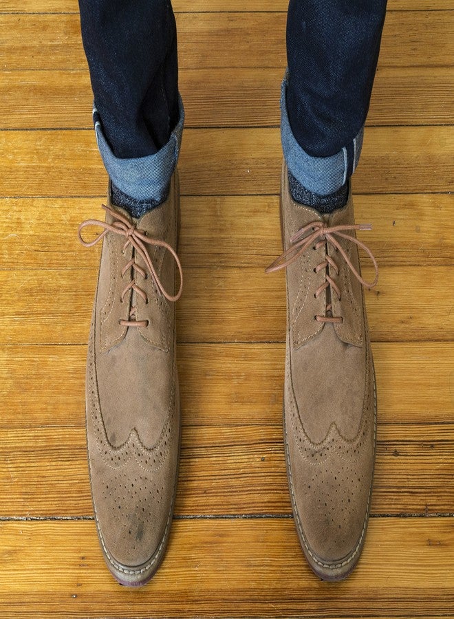 Benchmark Basics Walnut 27" Round Waxed Cotton Shoelaces | 2mm (5/64”) Width (27 Inches, Walnut) - Image 4